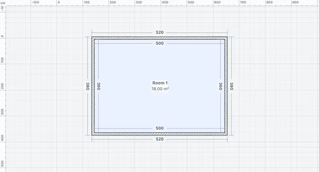 Adding a door, a sofa, a coffee table and an armchair